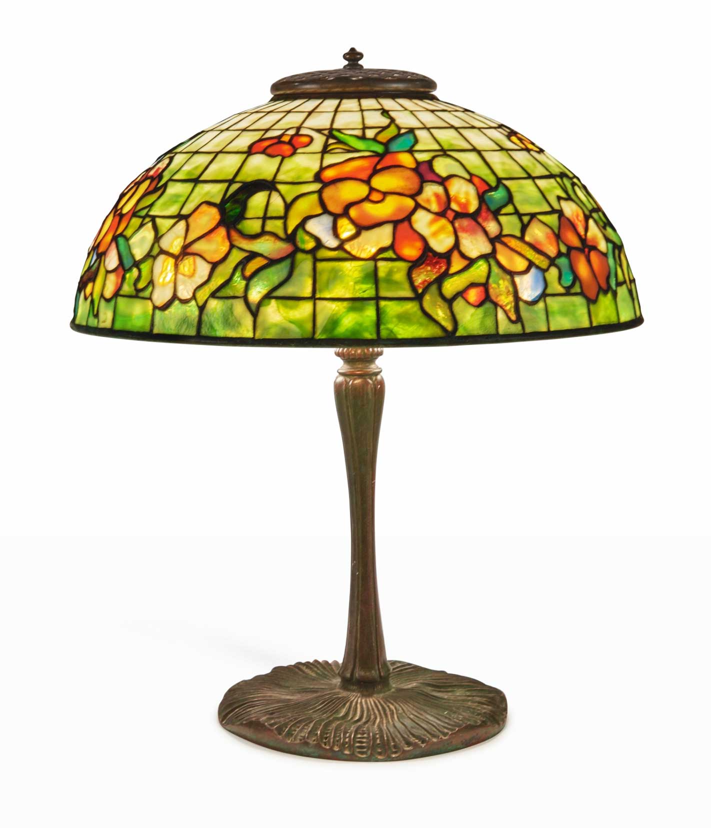 Tiffany Studios, 16" Pansy