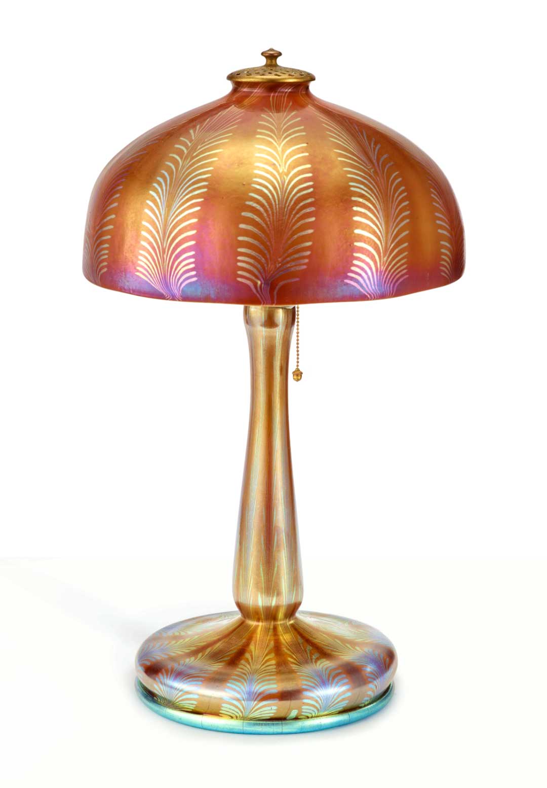 Tiffany Studios, 10" Favrile Lamp