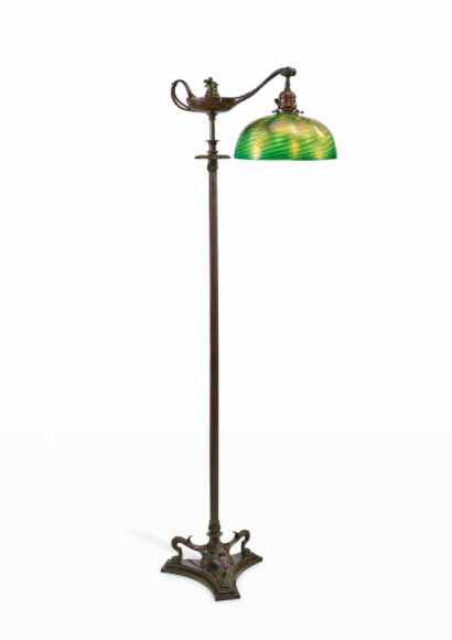 10" Favrile Aladdin Floor Lamp