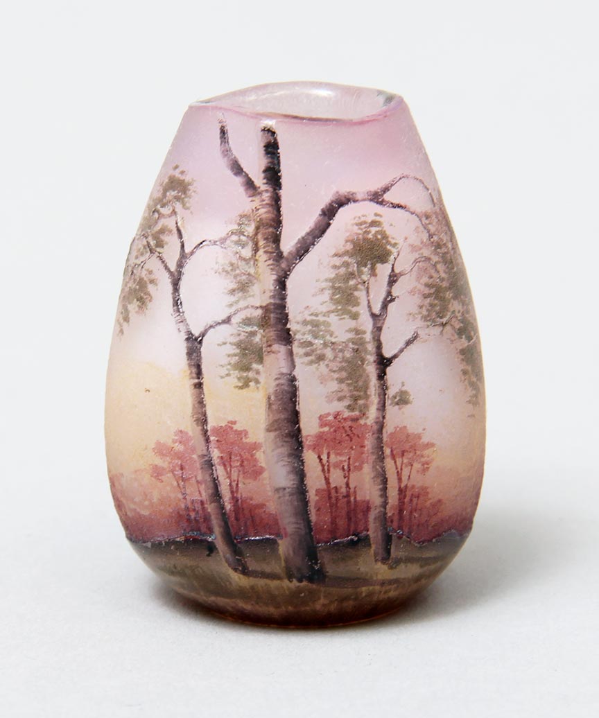 Daum Nancy, Miniature Birch Scenic Broken Egg