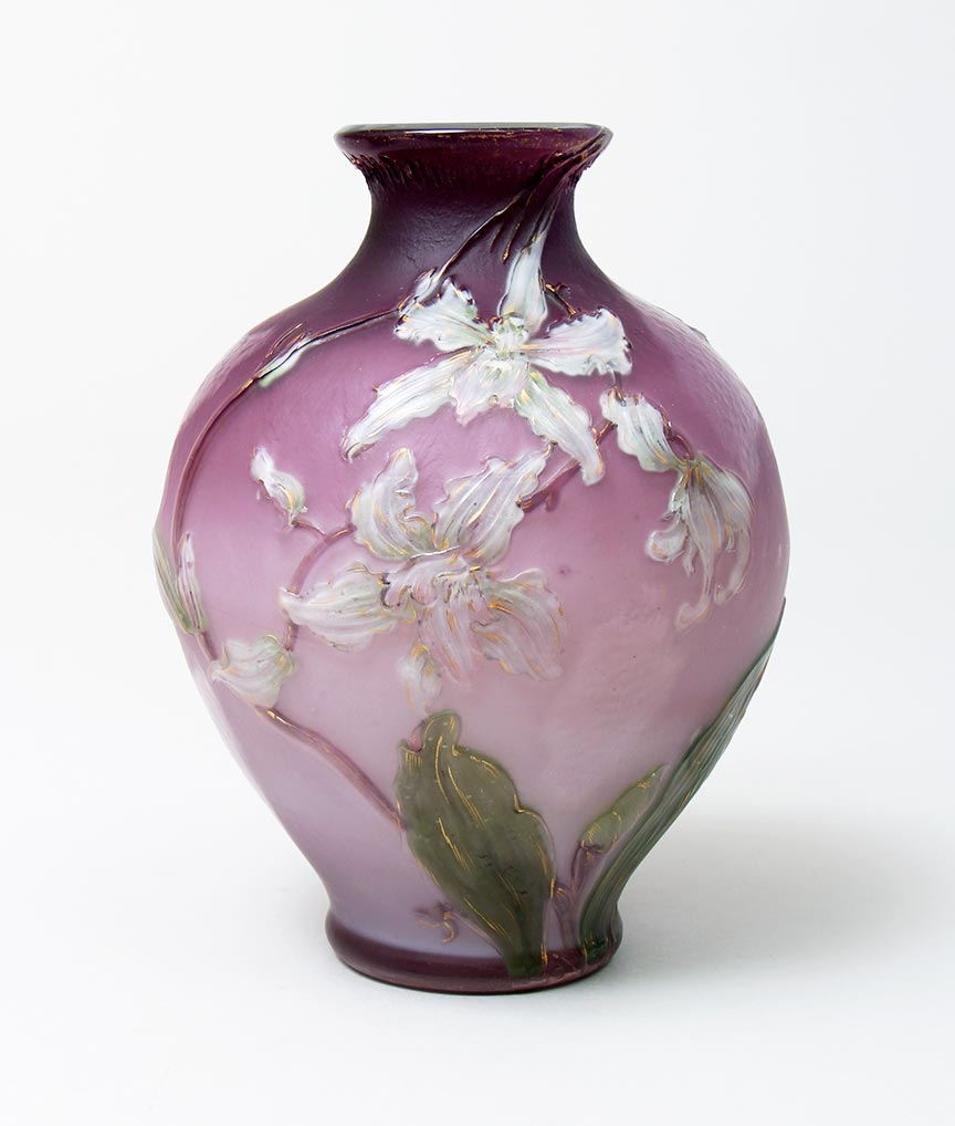Burgun & Schverer, Orchids vase