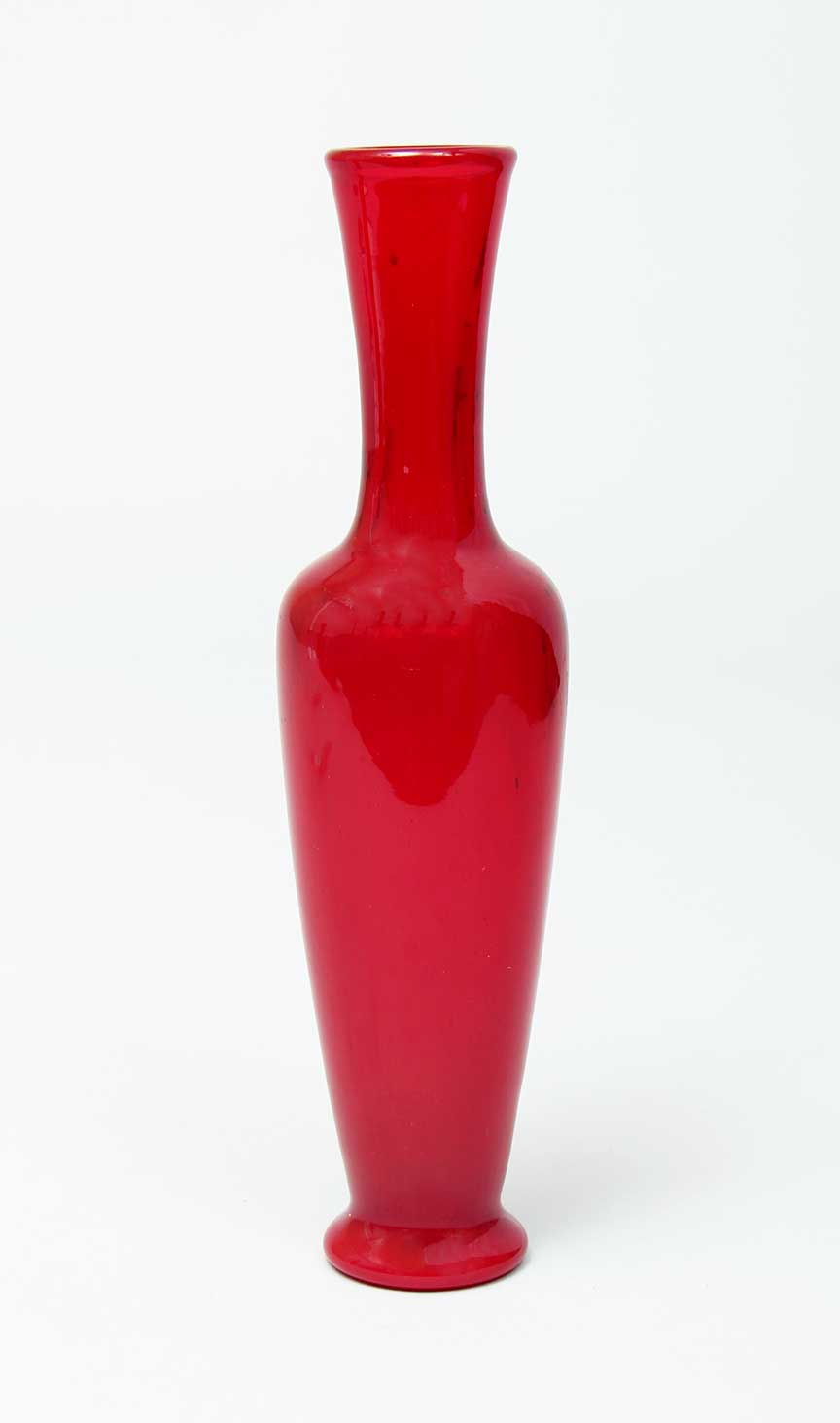 Red Vase