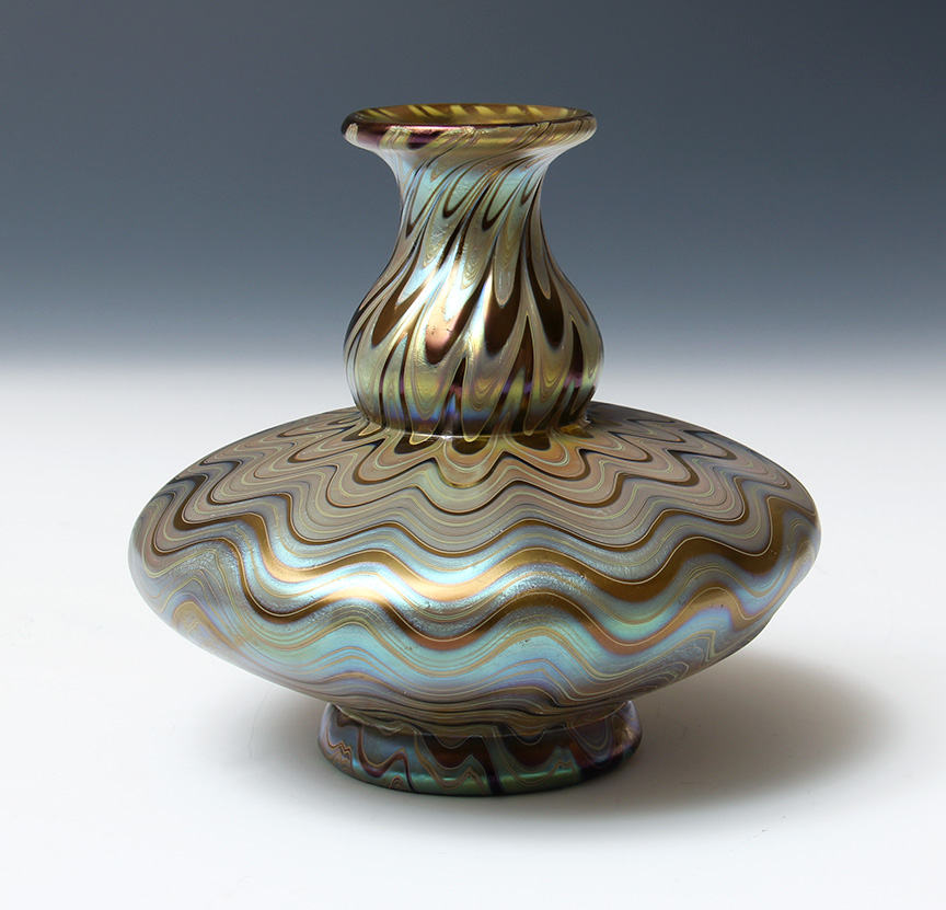 Wave Decorated Vase