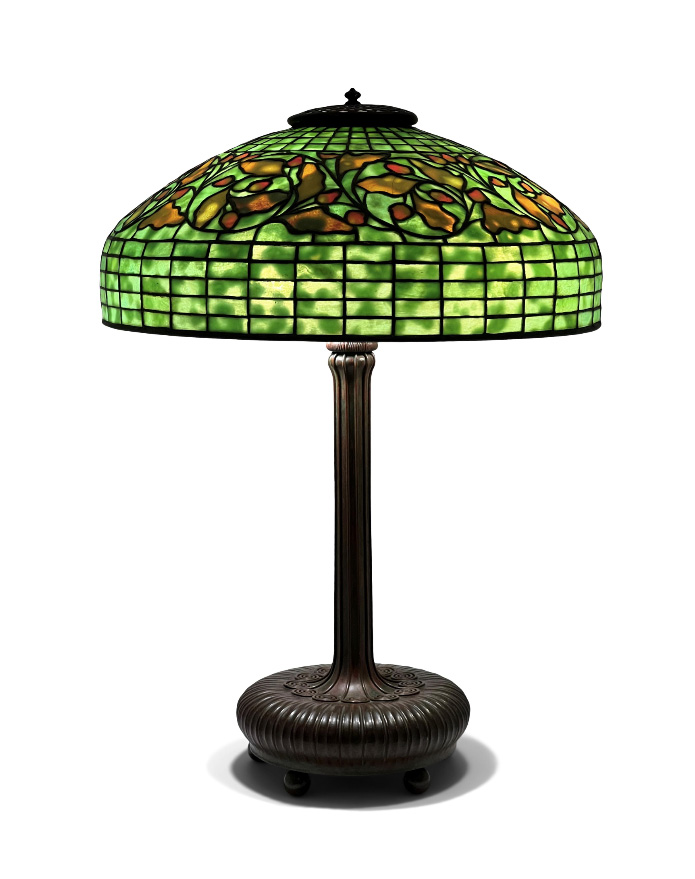 Tiffany Studios, 18" Oak Leaf & Acorn