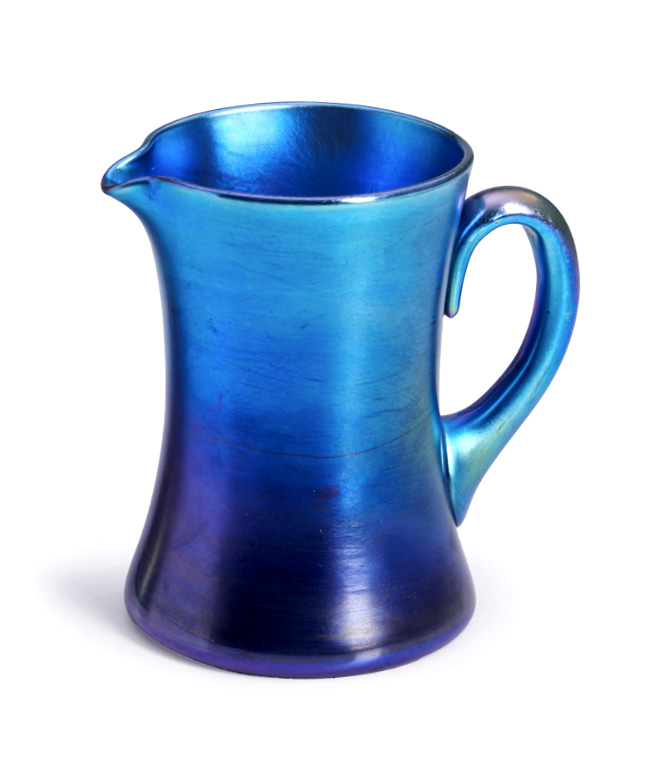 Tiffany Favrile, Creamer, blue