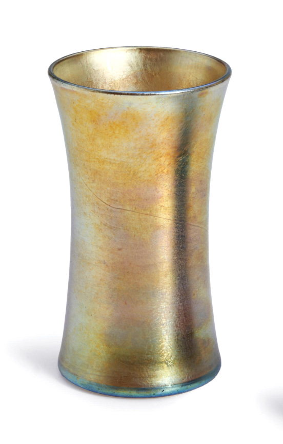 Tiffany Favrile, Gold Favrile glass
