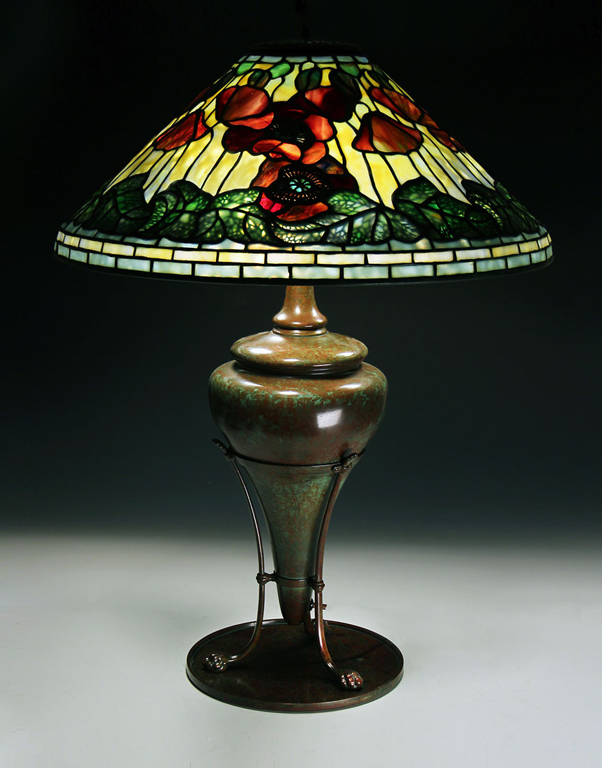 Tiffany Studios, 20" Poppy