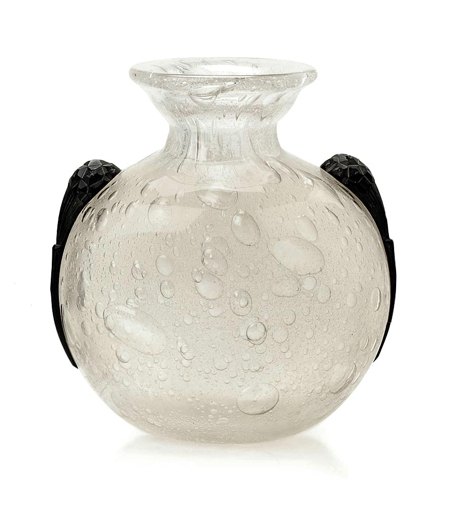 Schneider, Art Deco handled vase