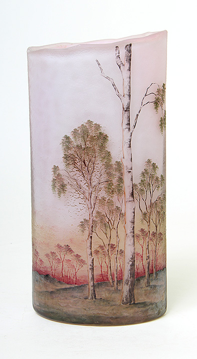 Birch Tree Scenic Vase