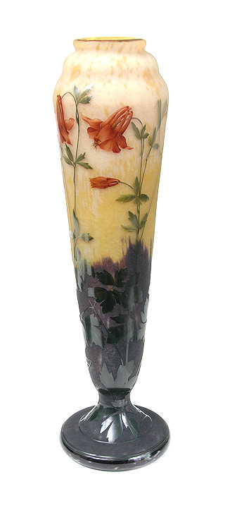 Daum Nancy, Columbine Vase