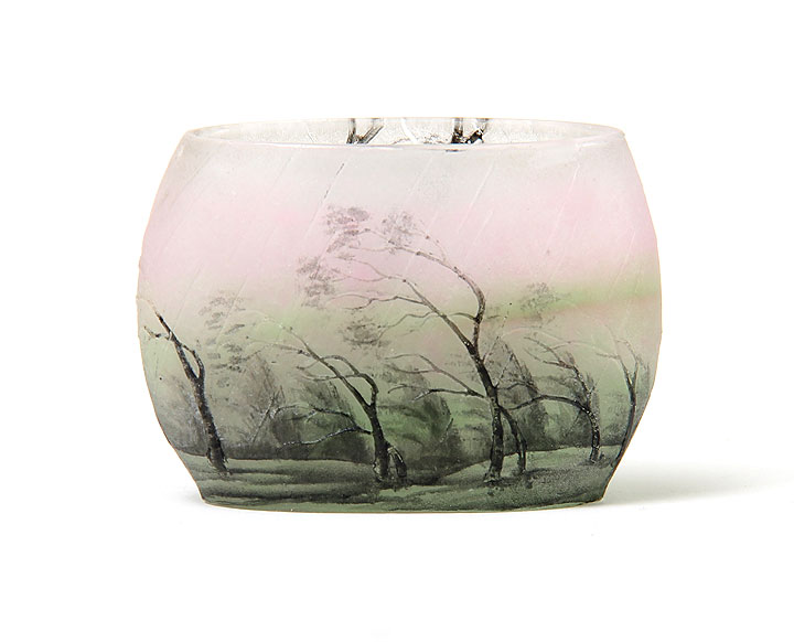Daum Nancy, Rain Miniature Vase