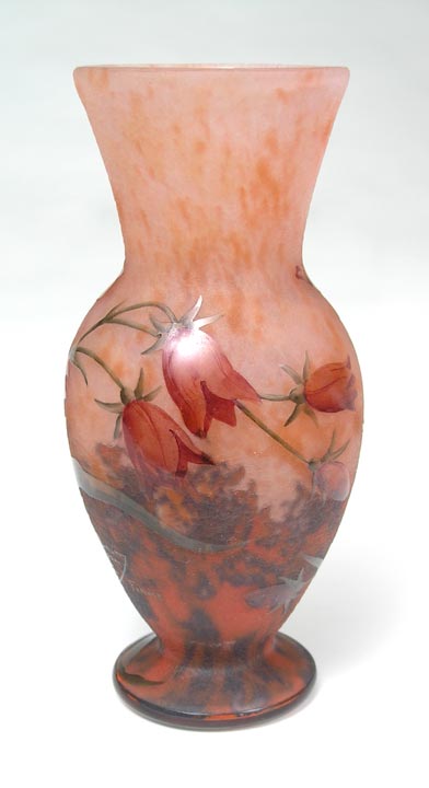 Daum Nancy, Bellflower Vase