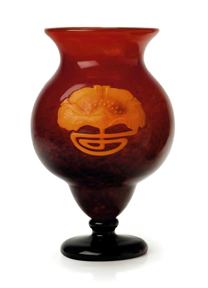 Schneider, Medallion vase