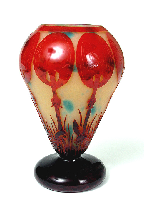 Le Verre Français, Coprins Vase