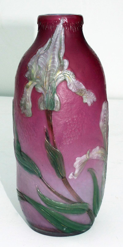 Burgun & Schverer, Iris Vase