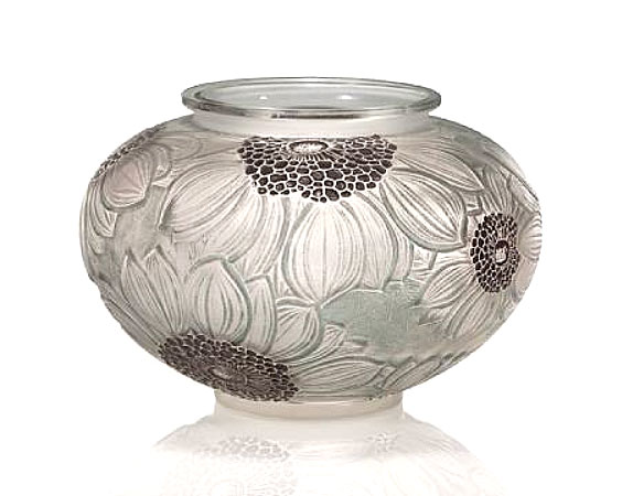 R. Lalique, Dahlias vase