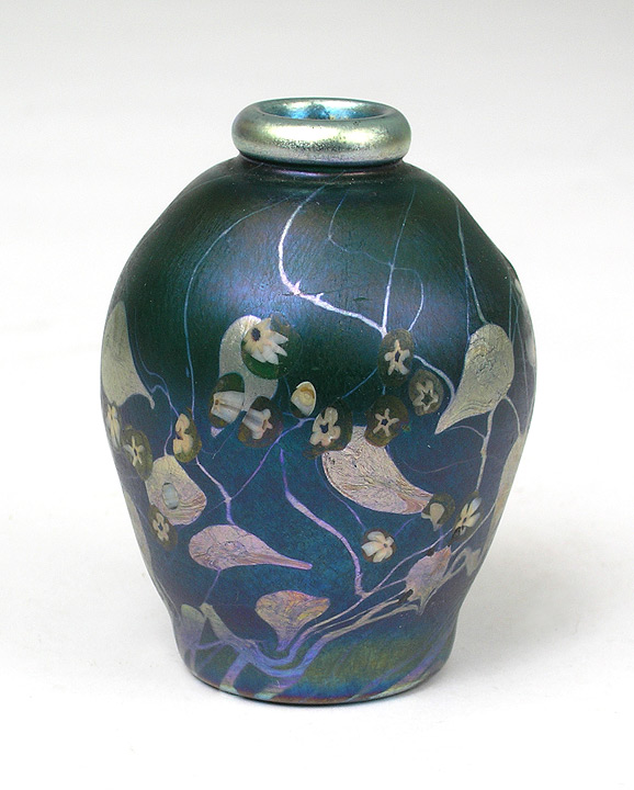 Blue Millifiori Vase