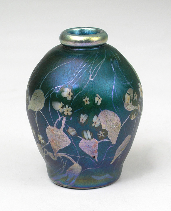 Blue Millifiori Vase